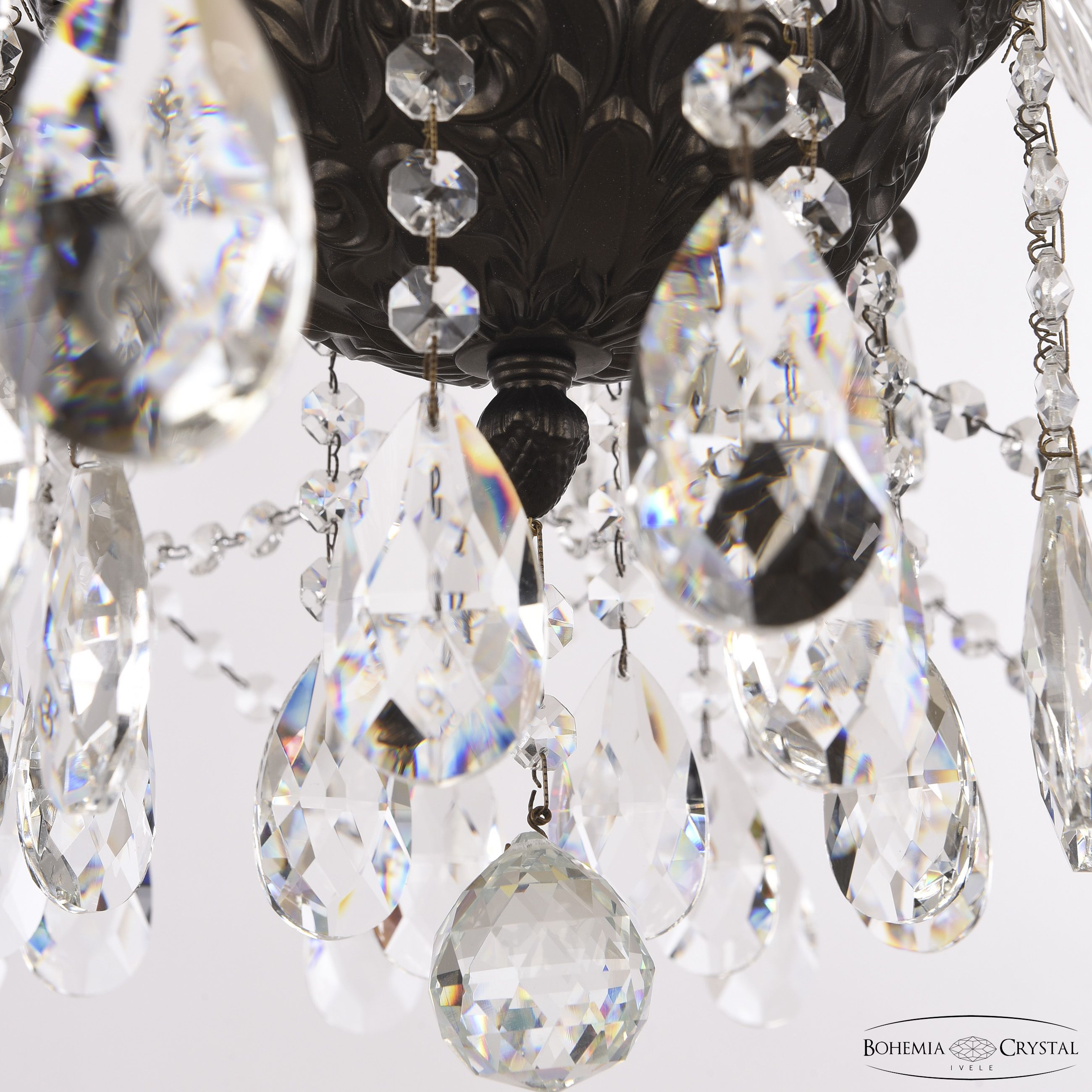 подвесная люстра bohemia ivele crystal al16313/10/300 pd