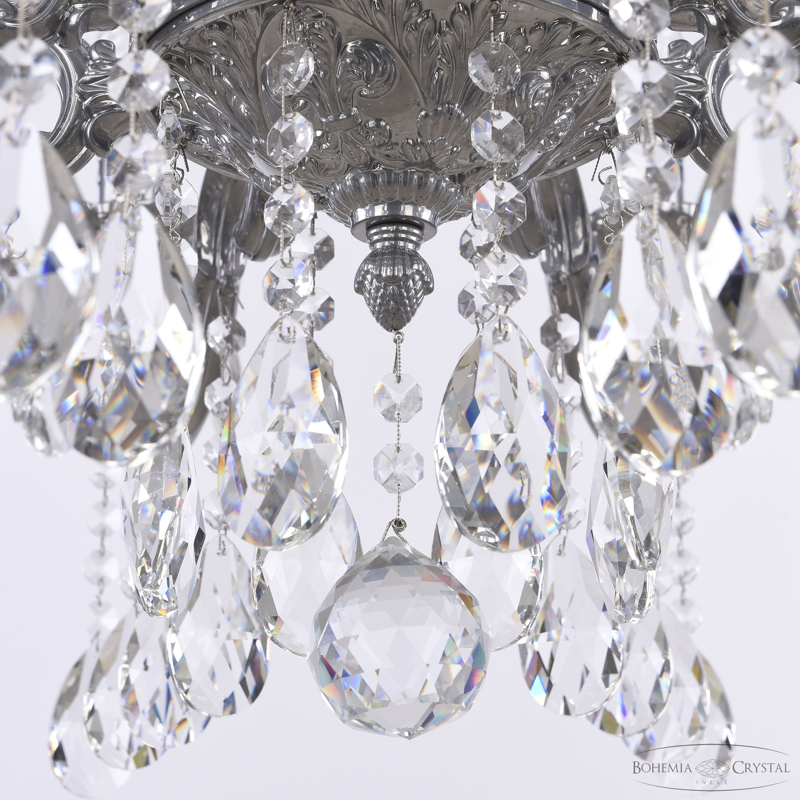 подвесная люстра bohemia ivele crystal al78101/8/210 a cg