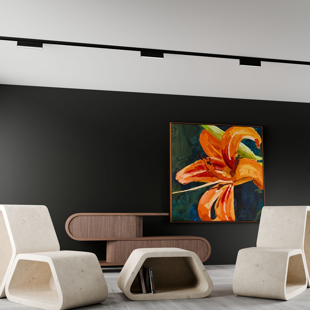 трековый магнитный светильник lightera startrek 220 le175trl-6b4k