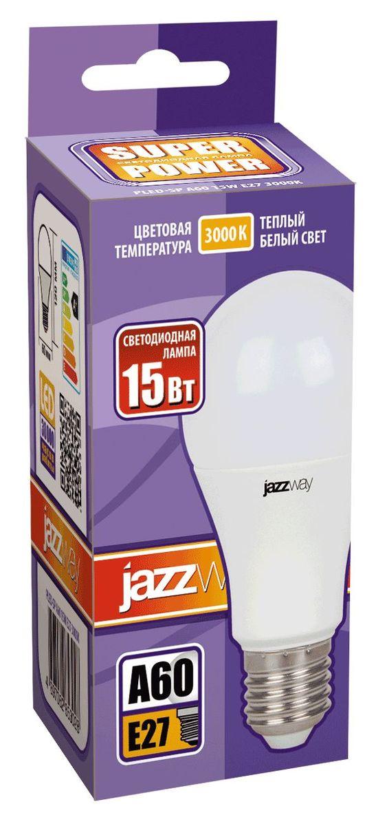 лампа светодиодная jazzway e27 15w 3000k матовая 2853028