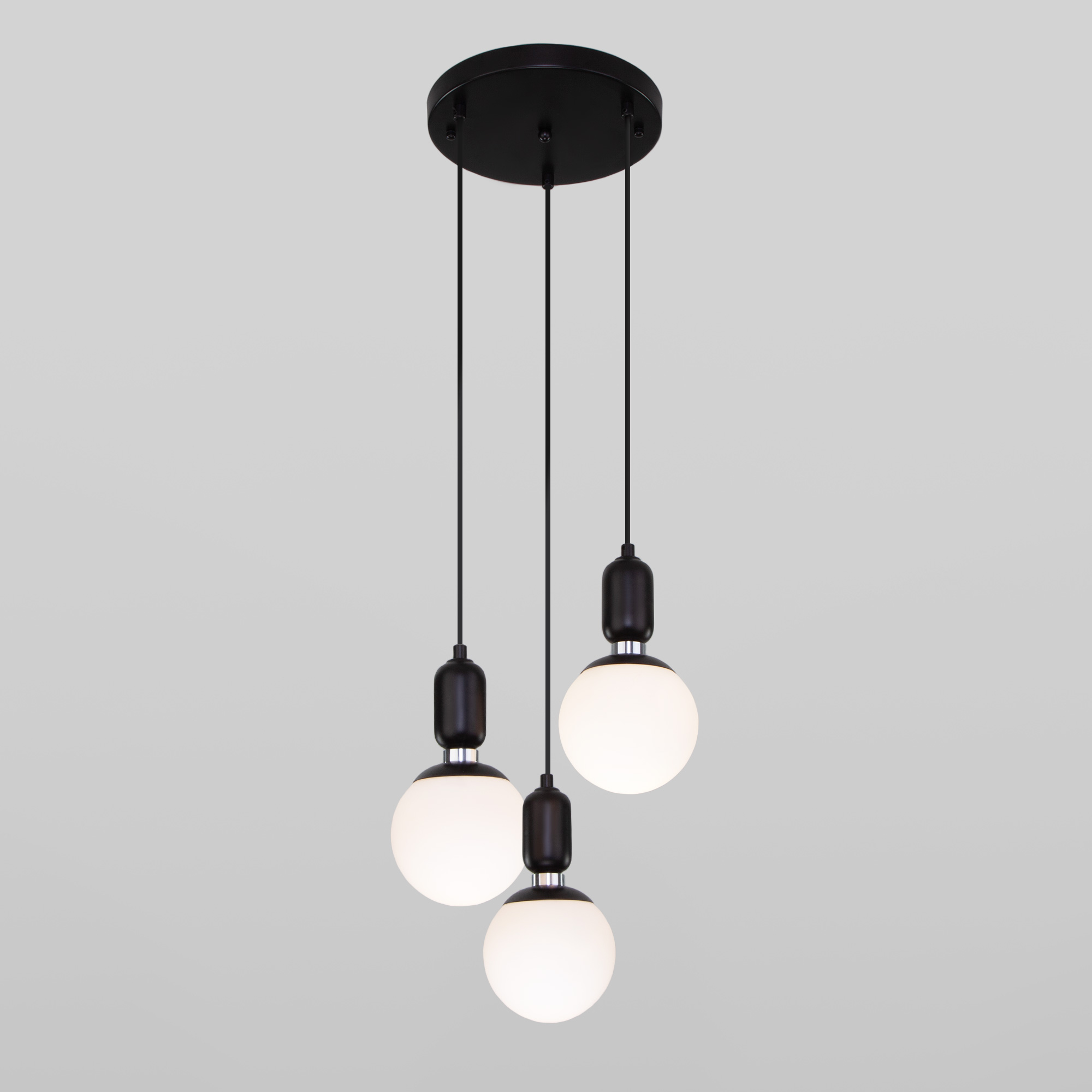 подвесной светильник eurosvet bubble 50151/3 черный