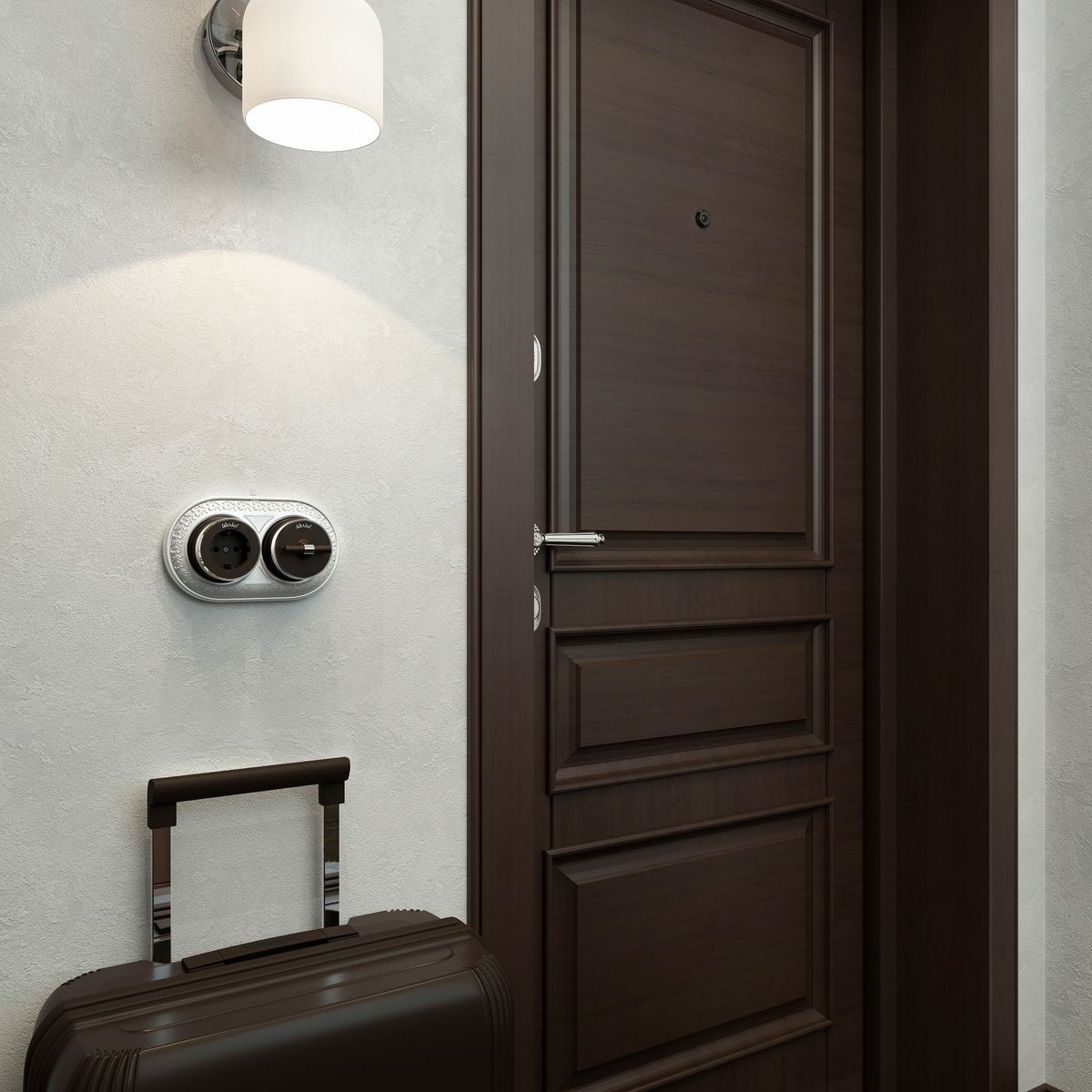 розетка с заземлением werkel vintage 4690389174711 w5871052