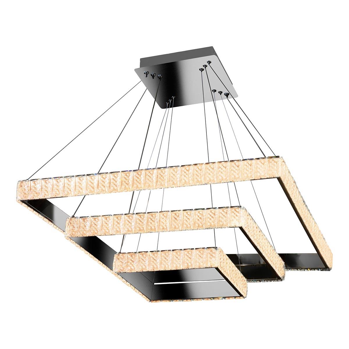подвесной светодиодный светильник iledex crystal ice md7212-105b cr