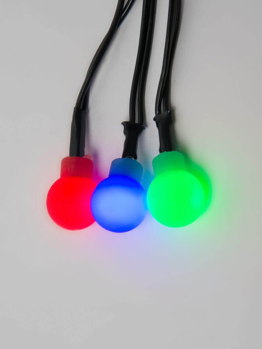 светодиодная гирлянда (07928) uniel шарики 220v разноцветный uld-s0540-060/dga multi ip20 colorballs