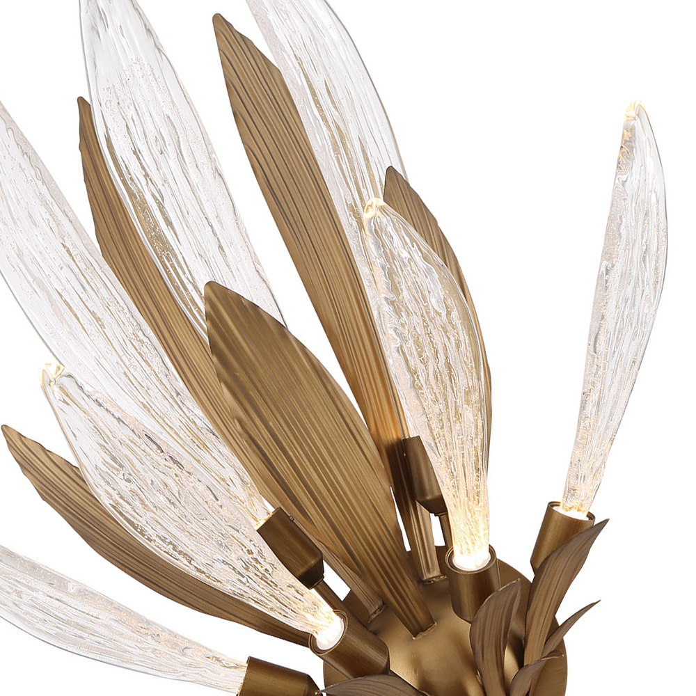 настенный светильник delight collection w168416-7 bronze/clear