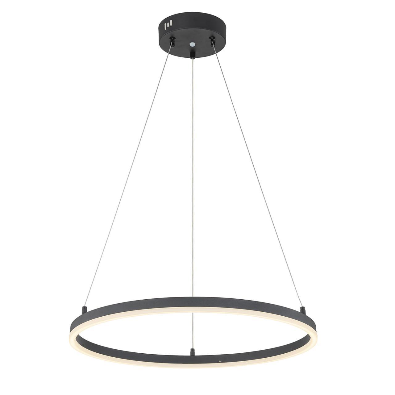 подвесной светодиодный светильник escada void 10254/1led black app