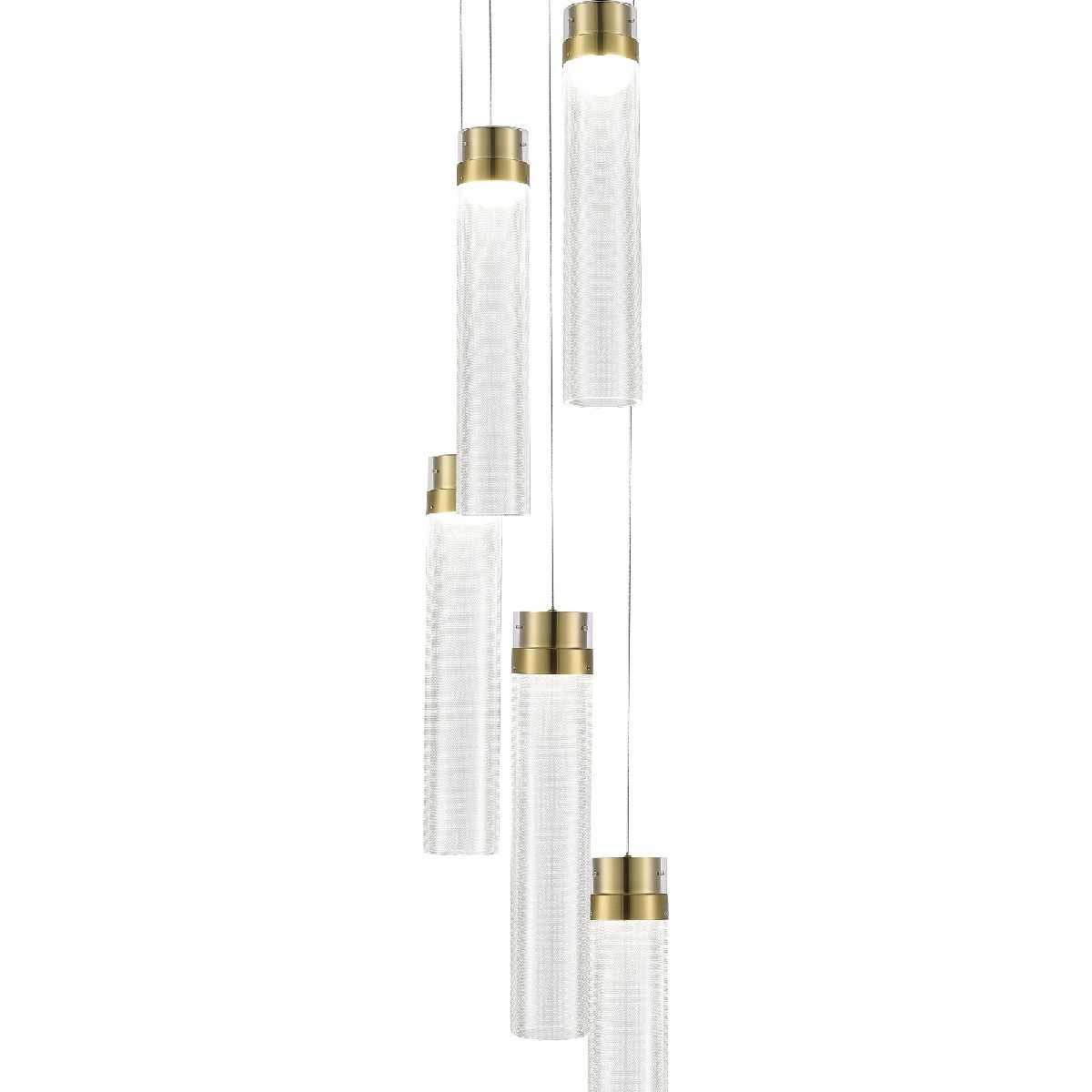каскадная люстра st luce champagne sl6236.303.05