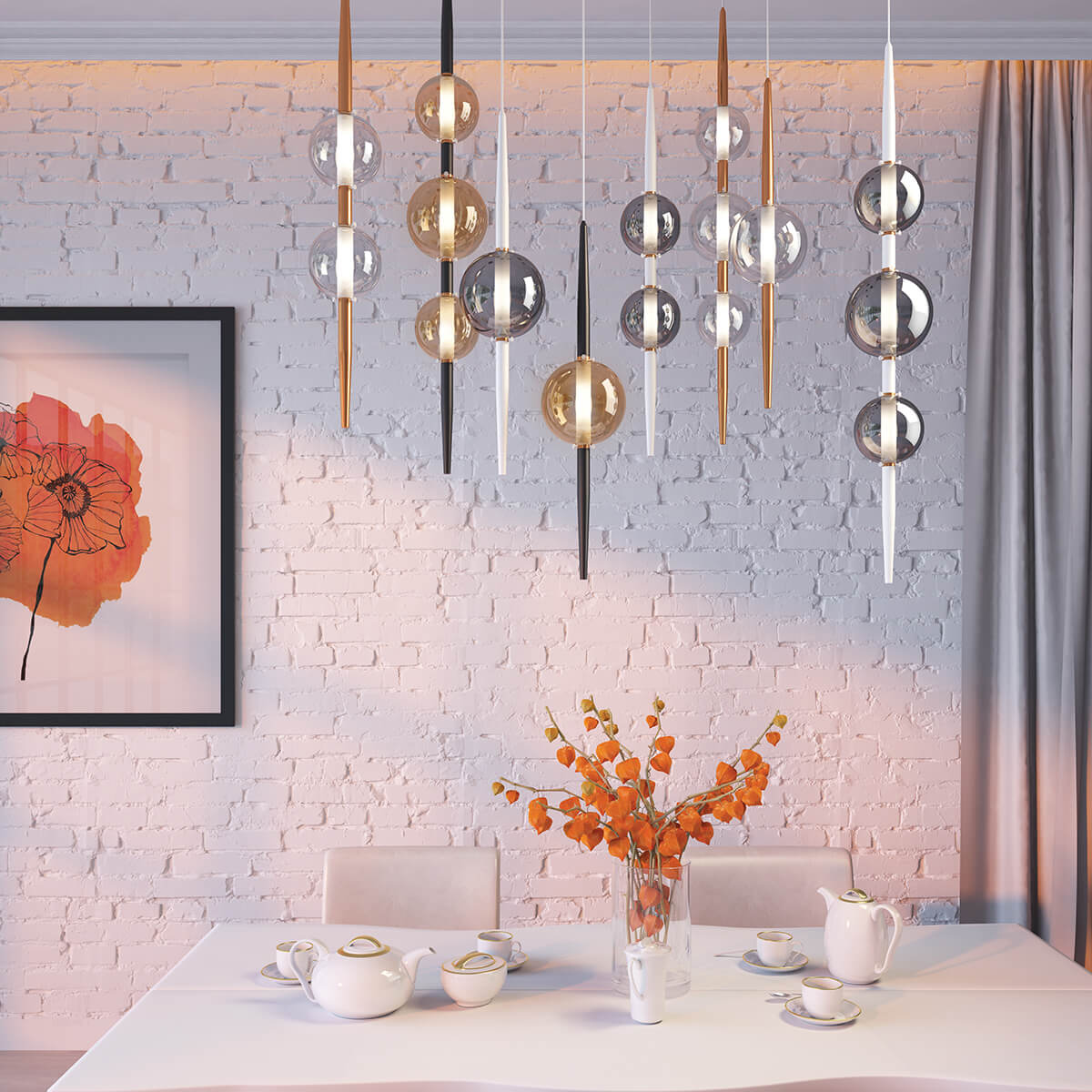 подвесной светильник odeon light lazia 4684/1
