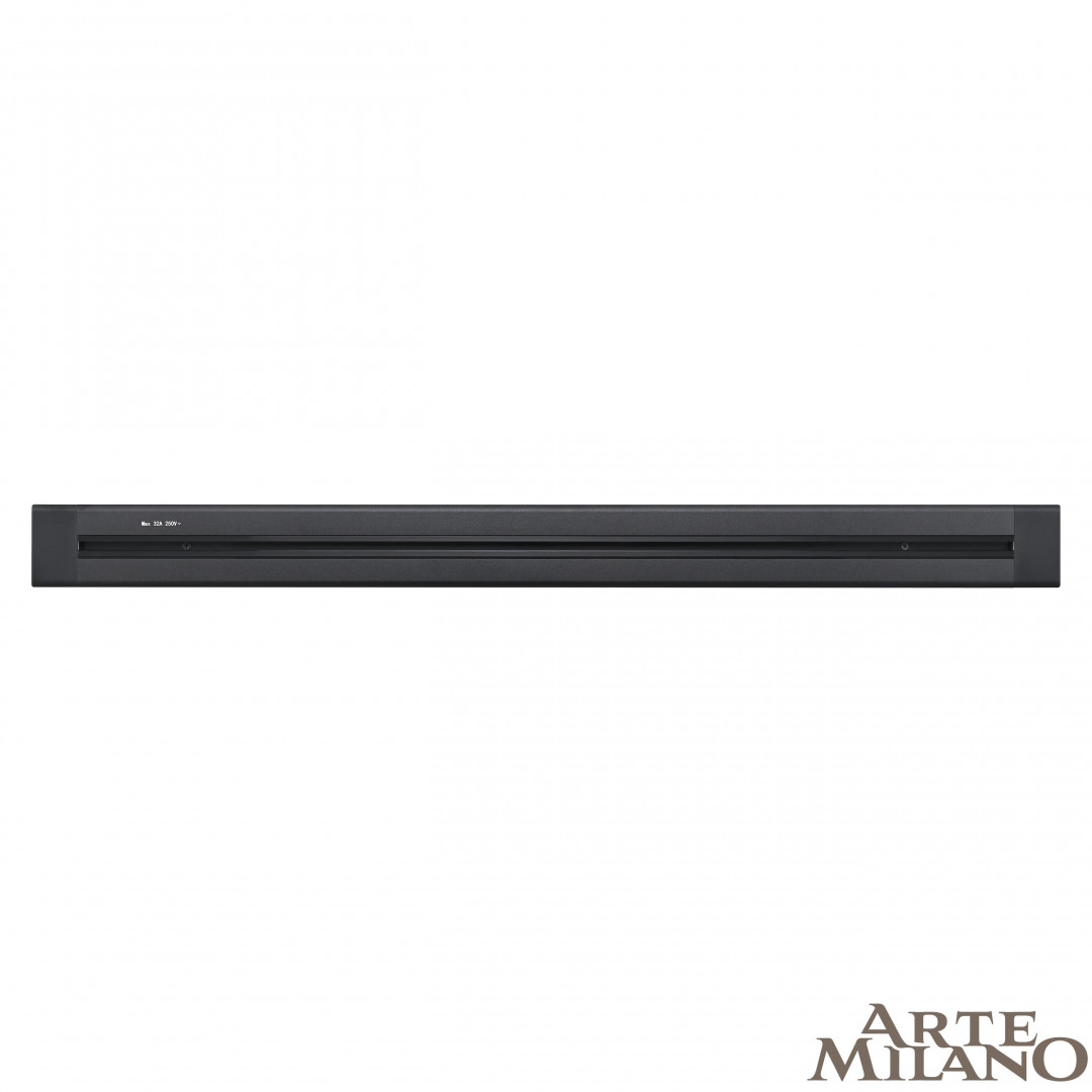 накладной шинопровод arte milano am-track-sockets 382301to/100 black