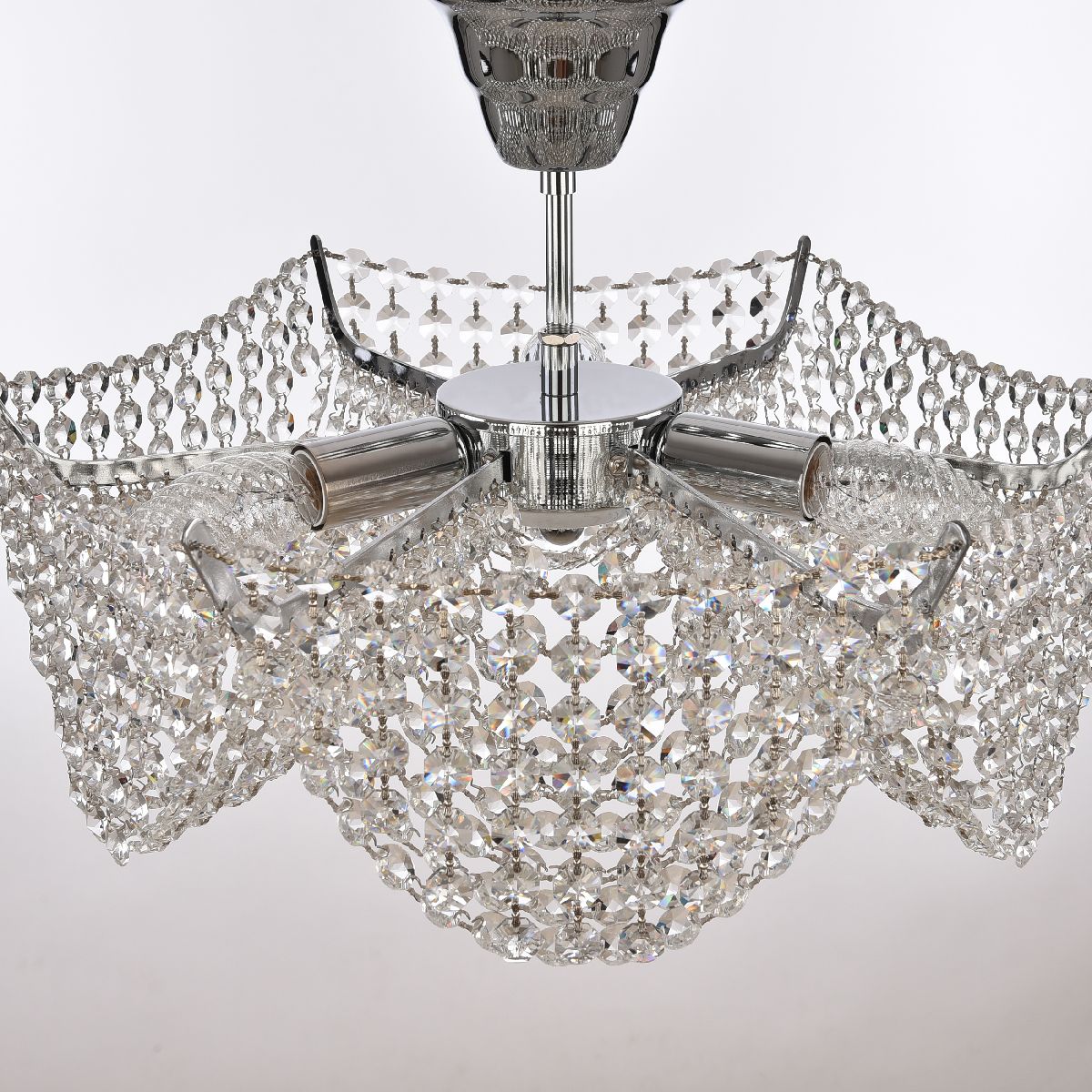 потолочная люстра bohemia ivele crystal 778/42 ni