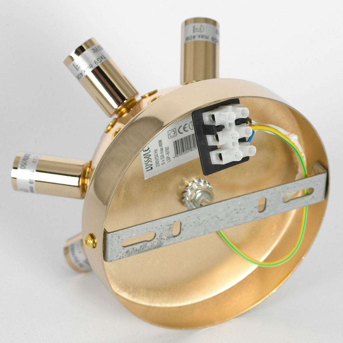 потолочная люстра lussole davie lsp-8782