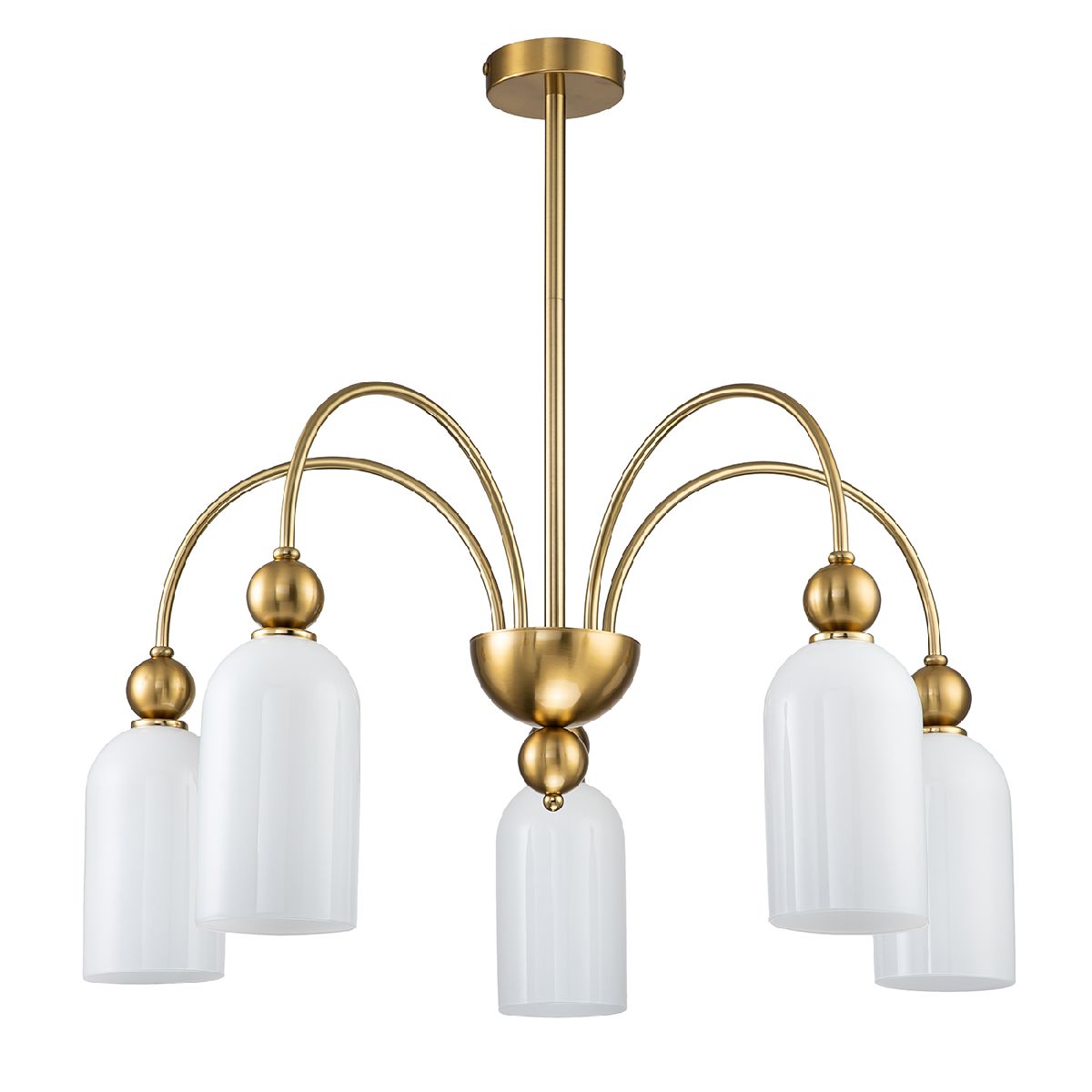 люстра на штанге escada ode 686/5pl copper