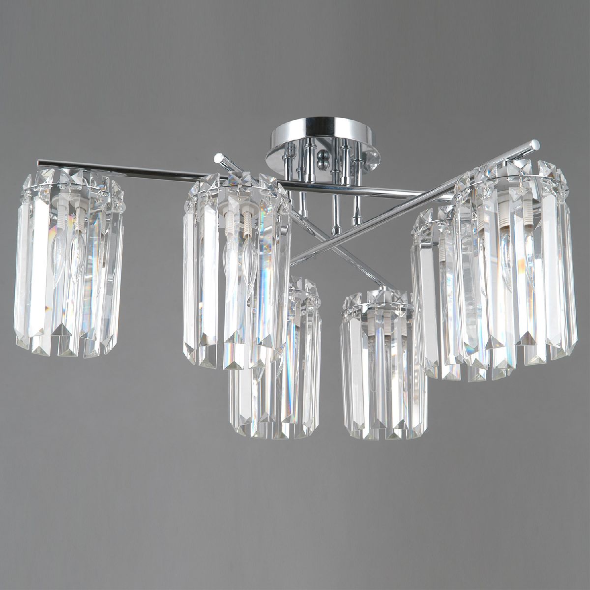 потолочная люстра illumico il3566-6csq-24 cr lyra