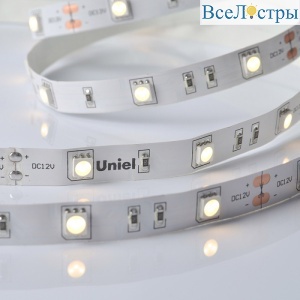 ULS-M22-5050-30LED/m-10mm-IP20-DC12V-7,2W/m-5M-3000K PROFI катушка в герметичной упаковке
