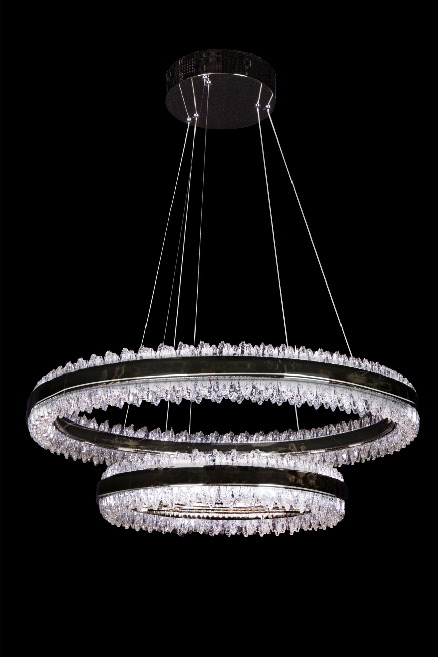 подвесная люстра michel le7720/800-2k black chrome
