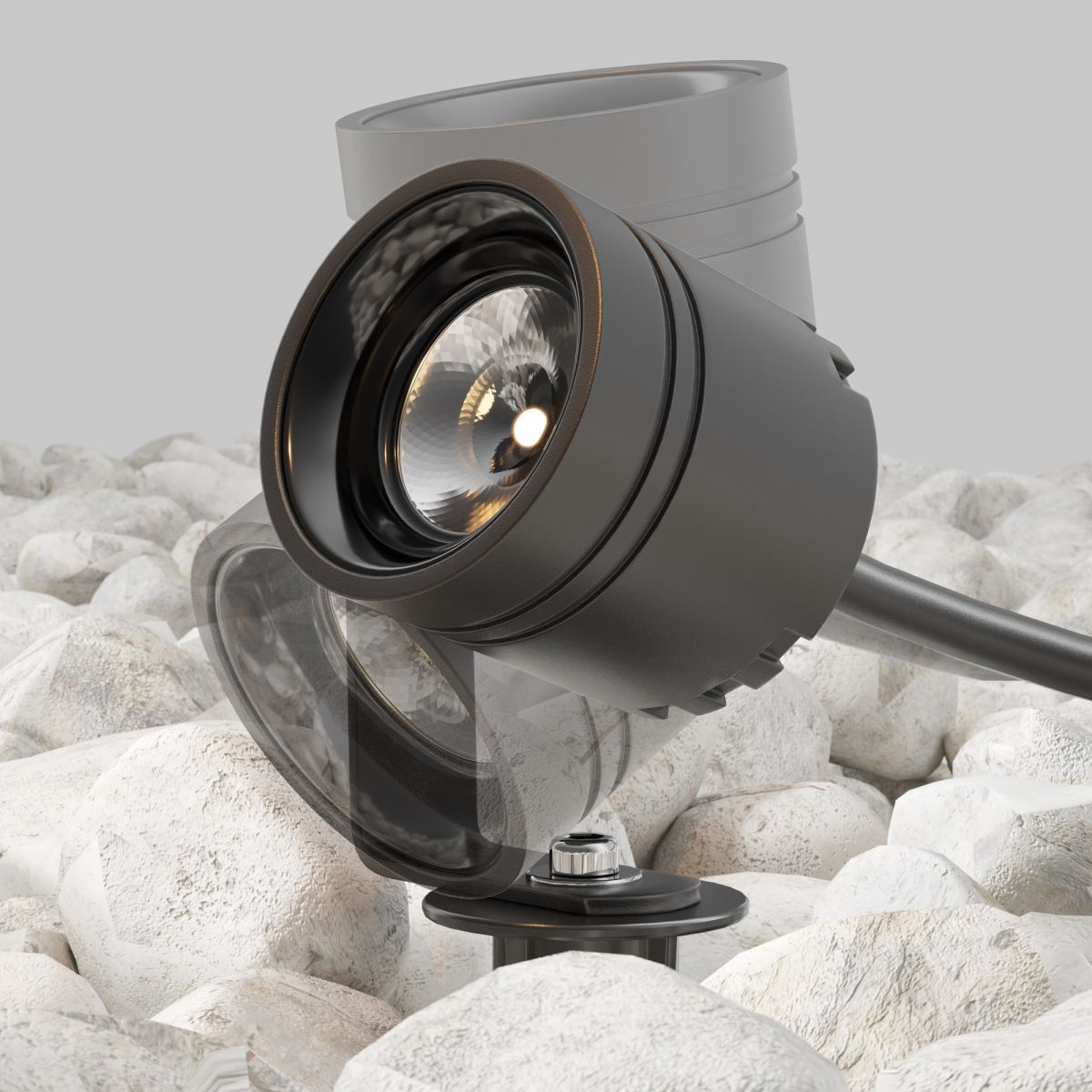 ладшафтный светильник maytoni clyde o493fl-l3gf3k