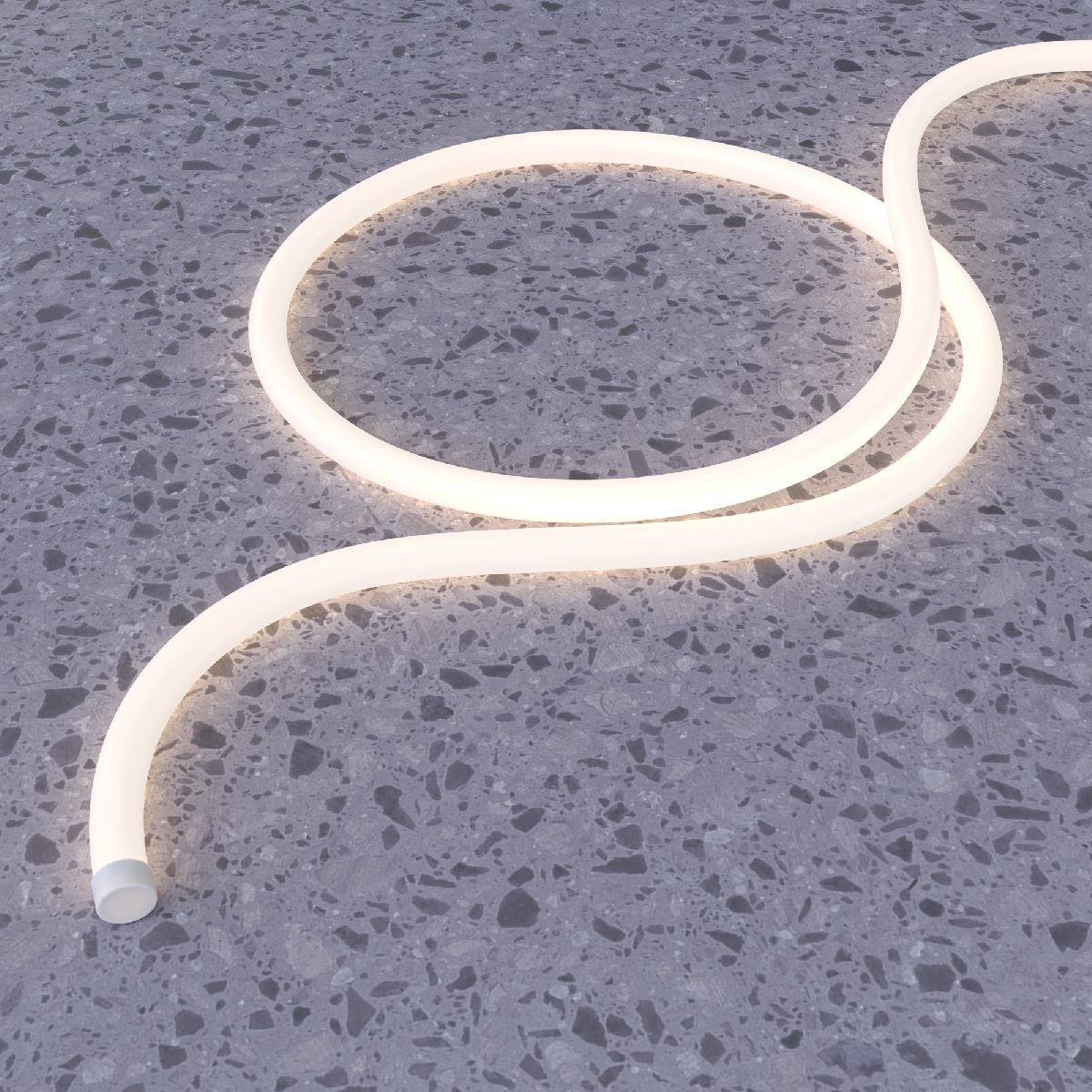 гибкий неон maytoni 24в 16вт/м 3000k 5м ip67 200881