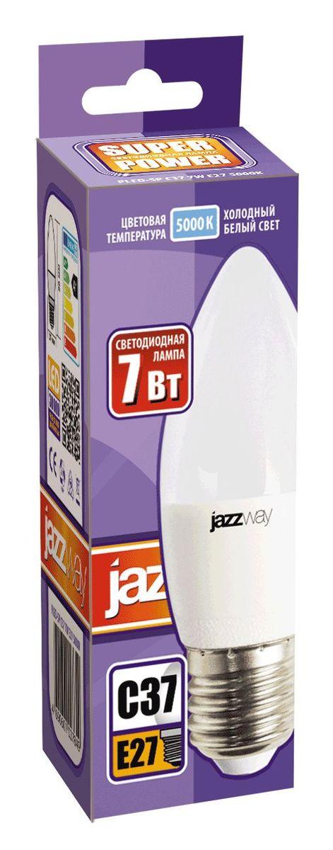 лампа светодиодная jazzway e27 7w 5000k матовая 1027849-2