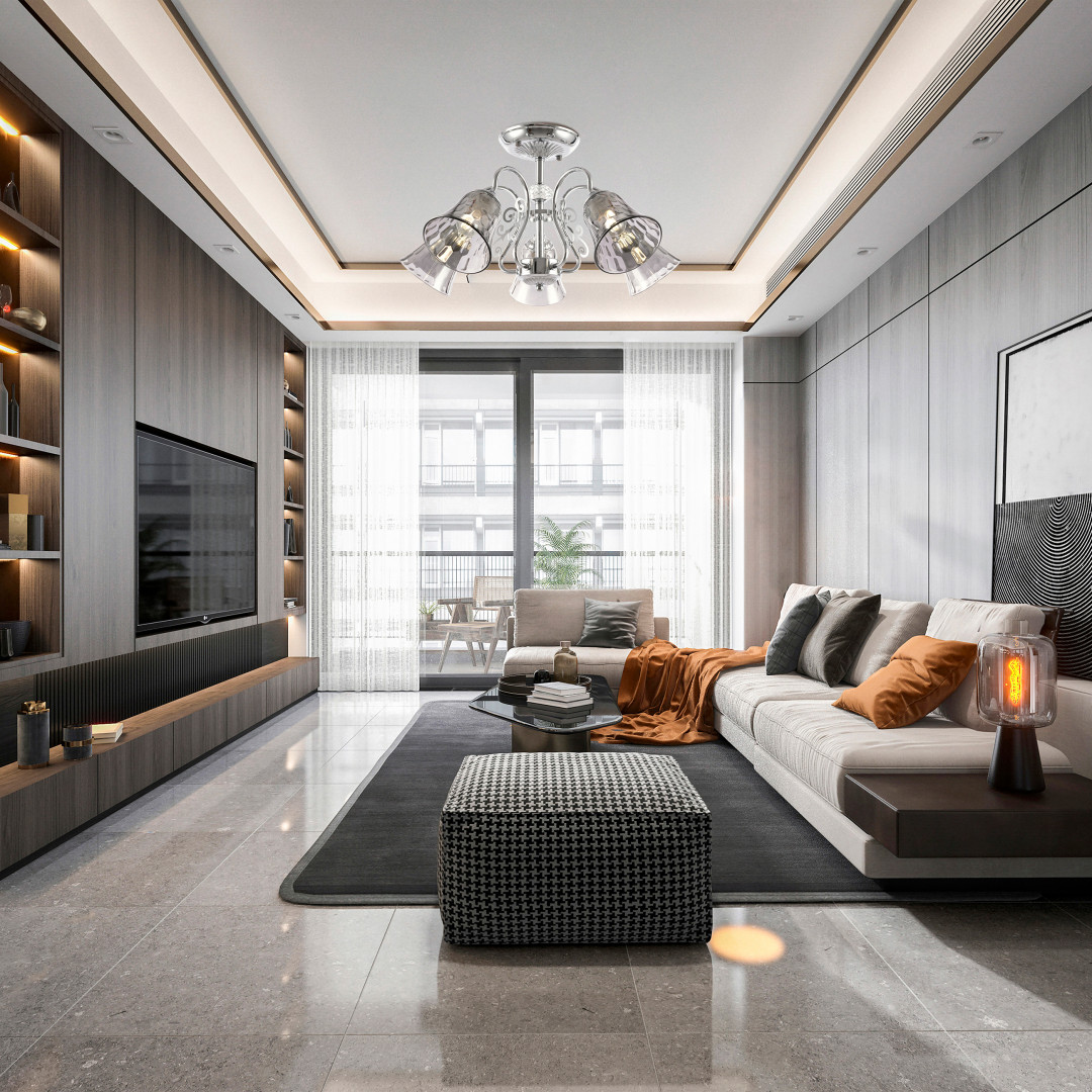 потолочная люстра arte milano 340800/5 cr