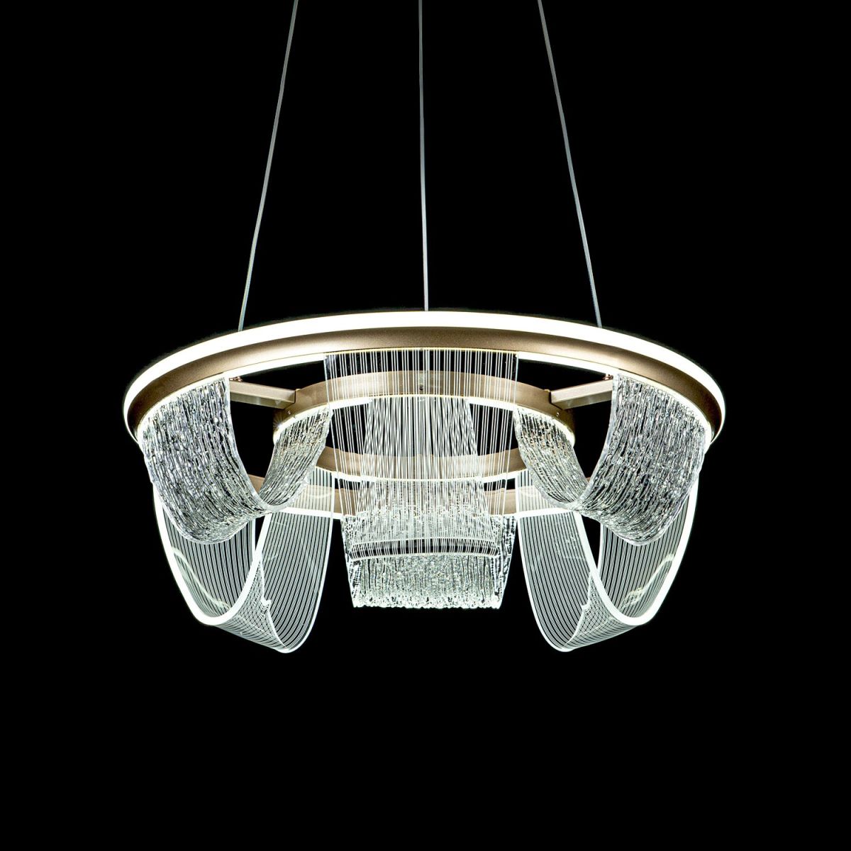 подвесной светильник led4u l7706-460 gd