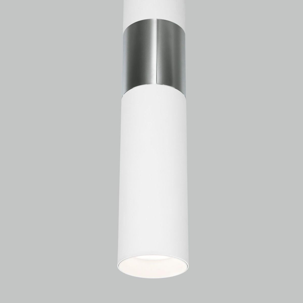 подвесной светильник eurosvet viero 50097/1 белый/хром