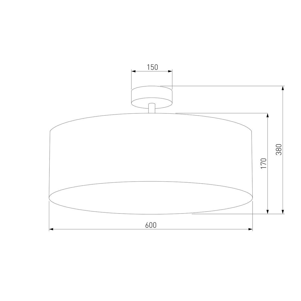 потолочный светильник tk lighting 4242 rondo white