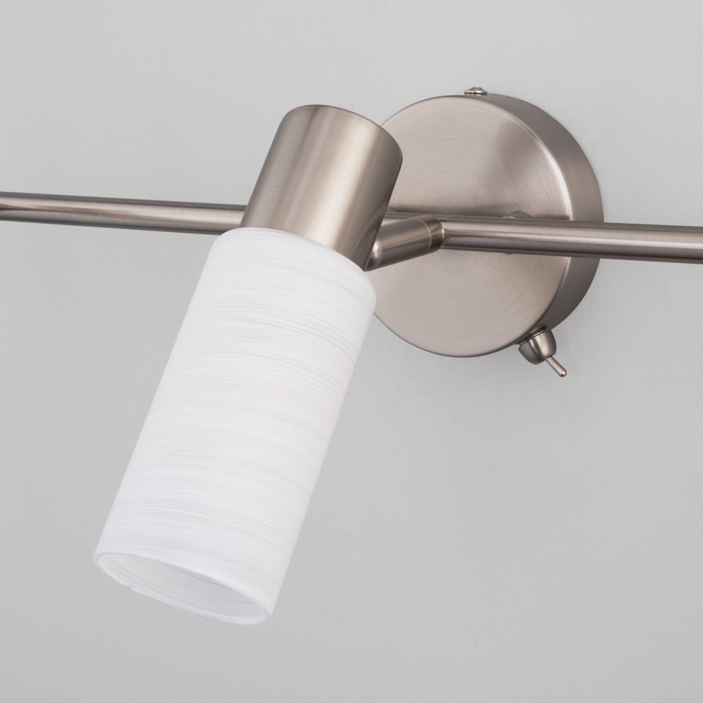 спот eurosvet мэдиссон 20043/3 сатин-никель