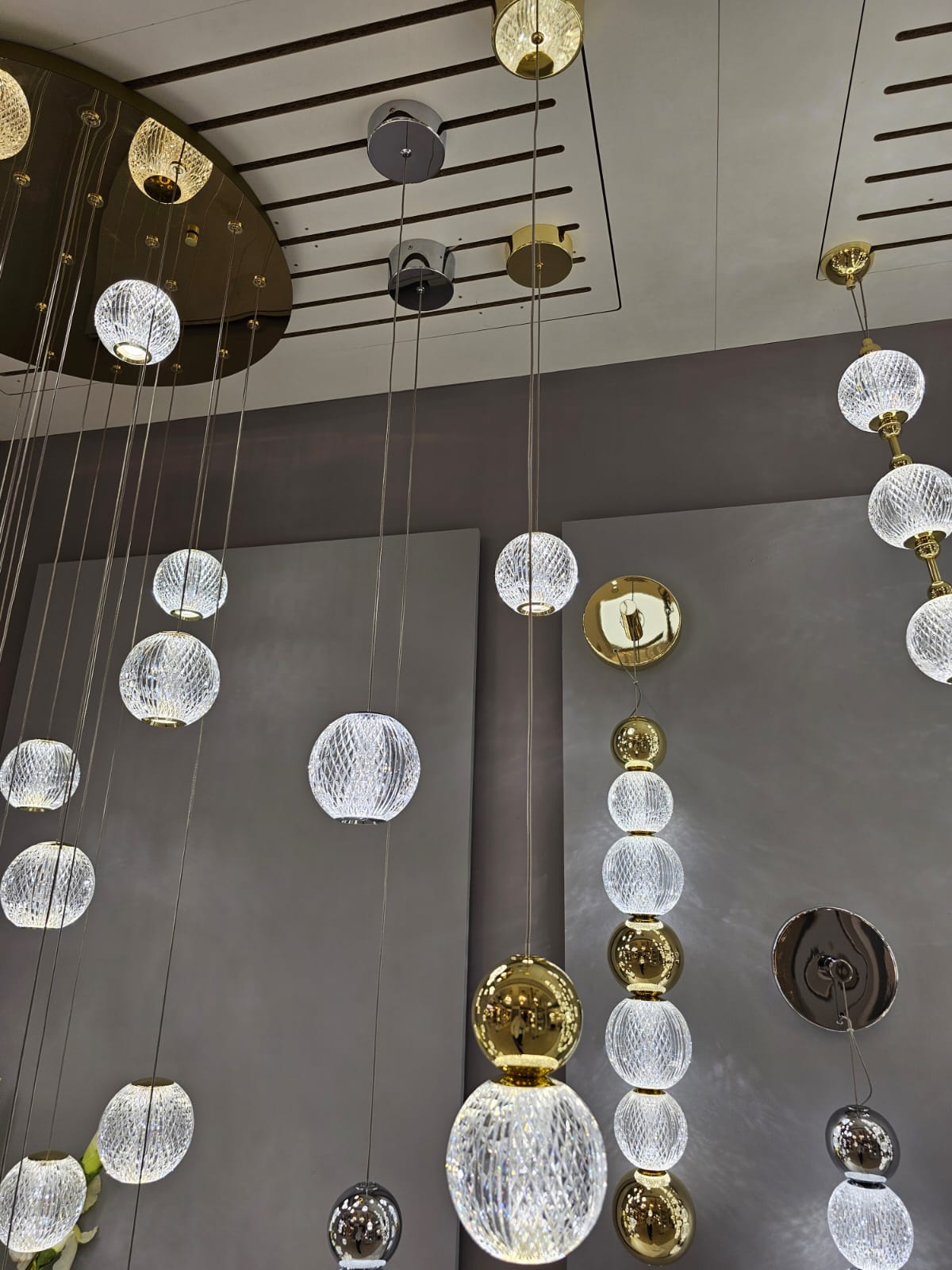подвесной светодиодный светильник odeon light crystal 5008/7l