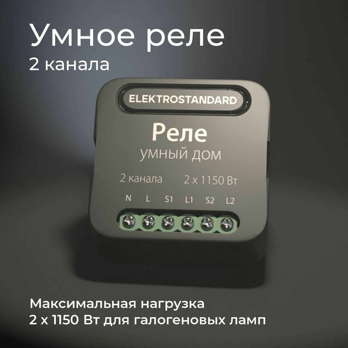 умное двухканальное реле elektrostandard 4690389185083 a059326