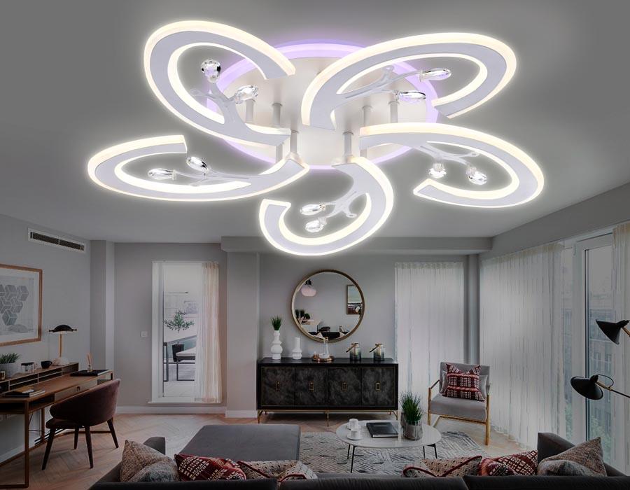 потолочная светодиодная люстра ambrella light original fa512