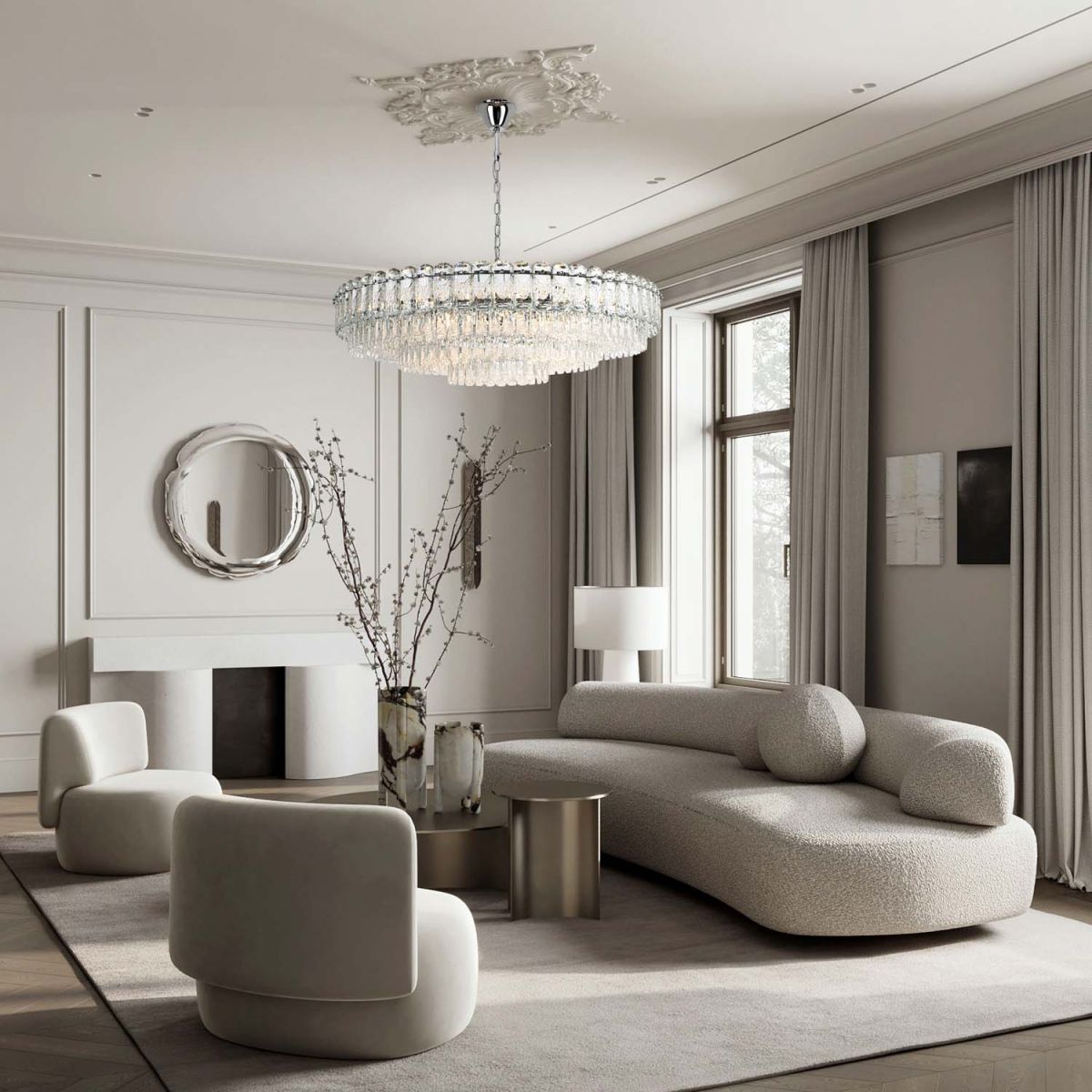 подвесная люстра modelux ml.7092.1000 cr