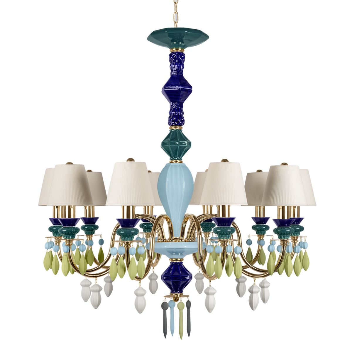 подвесная люстра loft it grace 10203/10 green