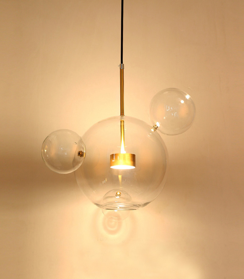 подвесной светильник delight collection bubbles 9214p/3 gold