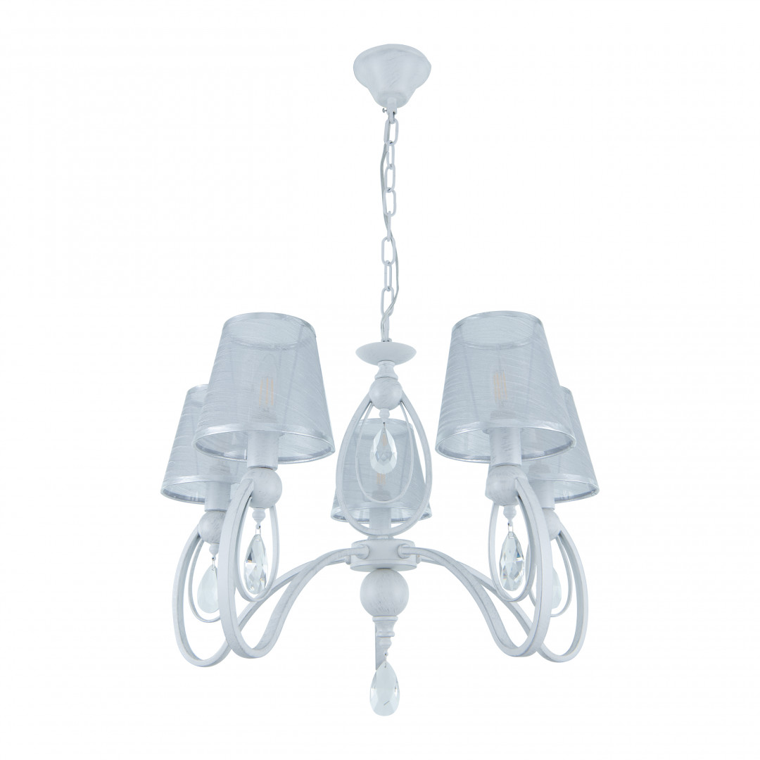 подвесная люстра arte milano 347203/5 wt+sl