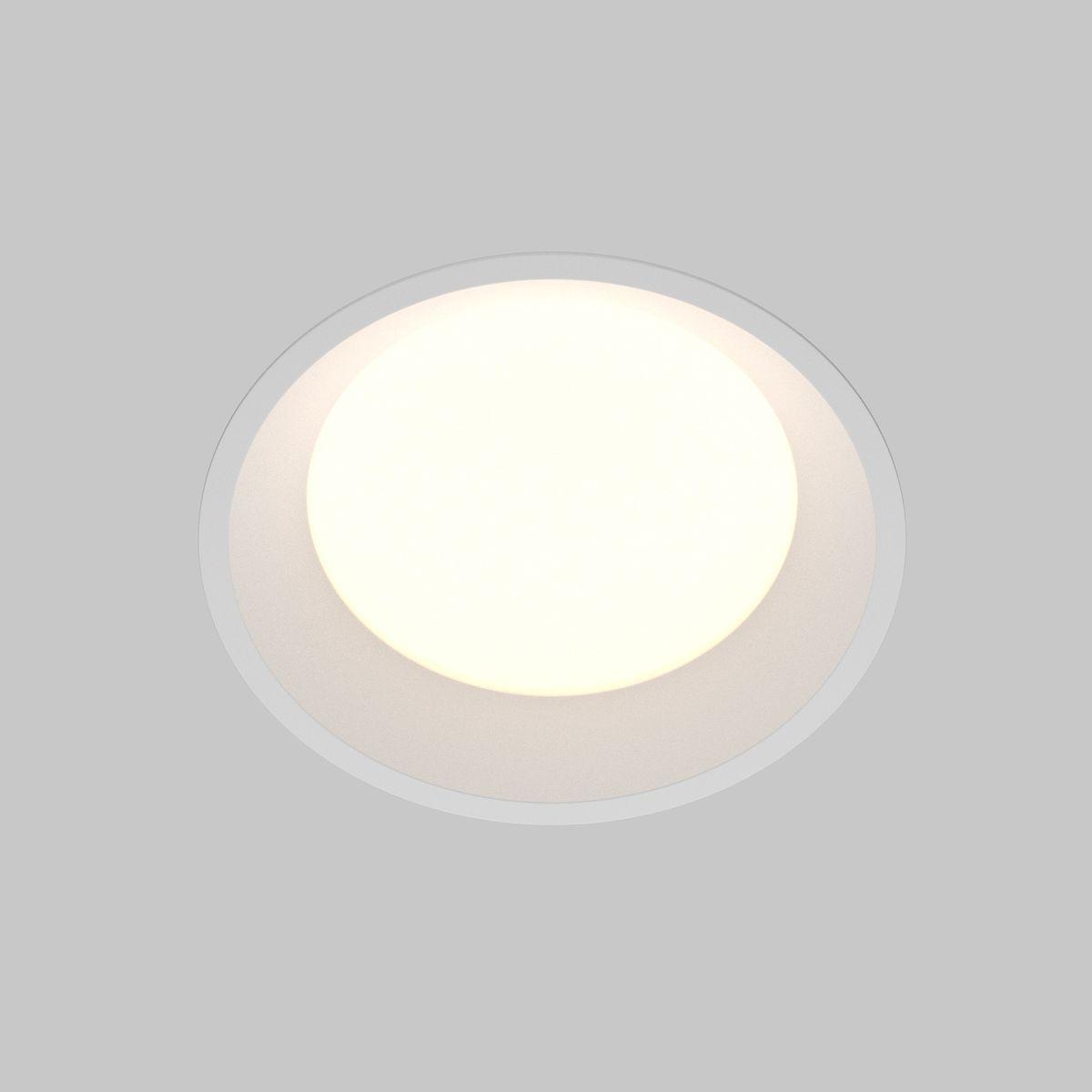 встраиваемый светодиодный светильник maytoni okno dl055-18w3-4-6k-w