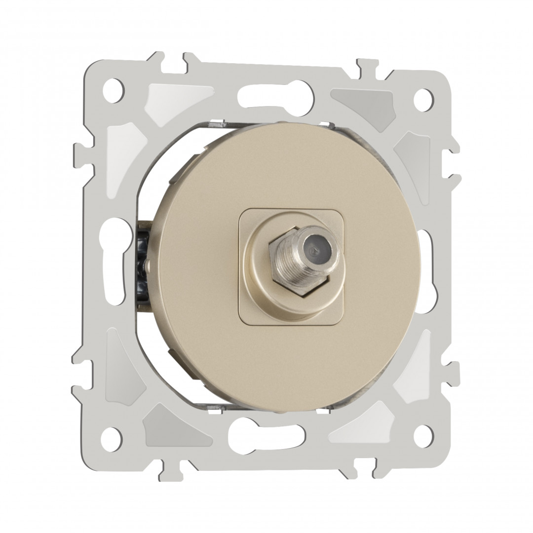 розетка спутниковая sat tv arte milano 202.42-1.shampan