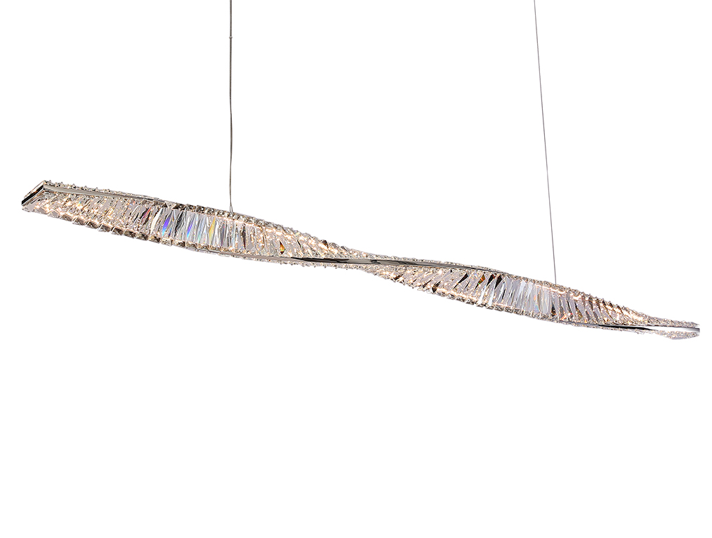 подвесная люстра newport 8244/160 chrome м0069587
