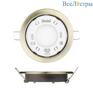 GX53/H2 Antique Brass 10 Prom
