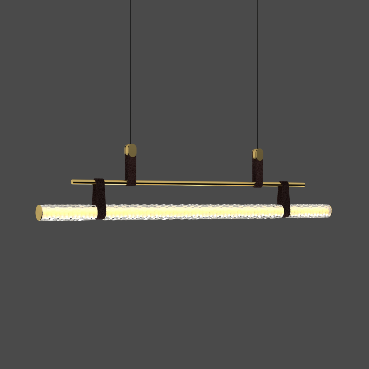 подвесной светильник delight collection 8501p/l brass/clear