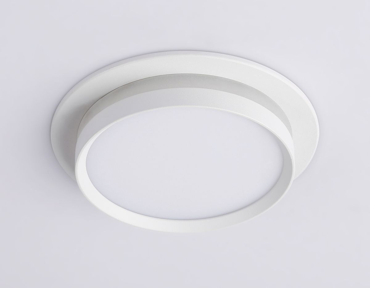 встраиваемый светильник ambrella light techno spot gx53 acrylic tech tn5214