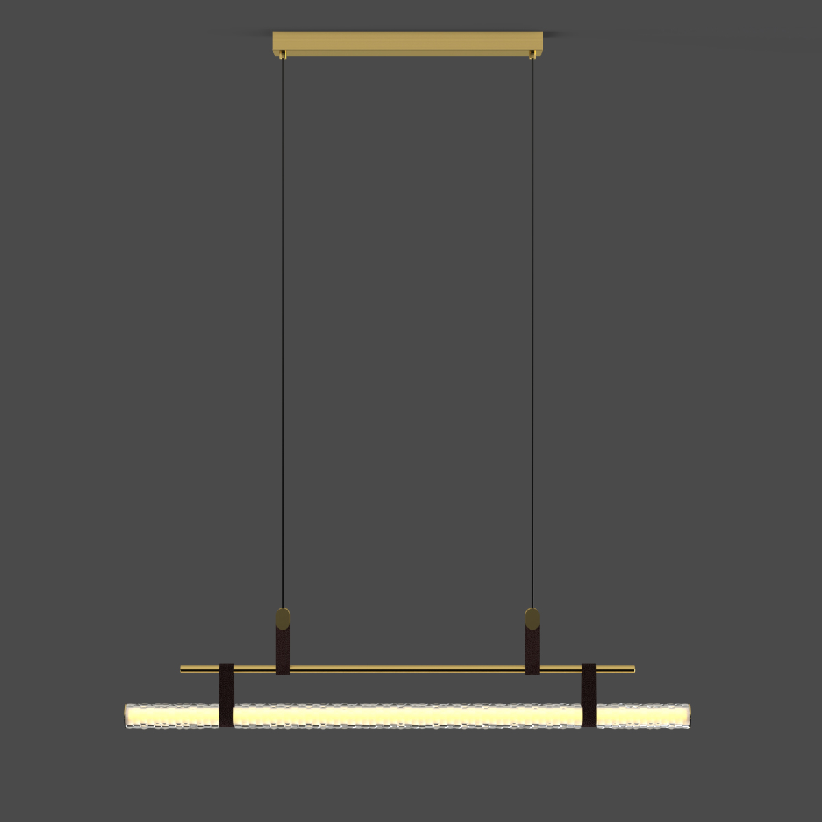 подвесной светильник delight collection 8501p/l brass/clear
