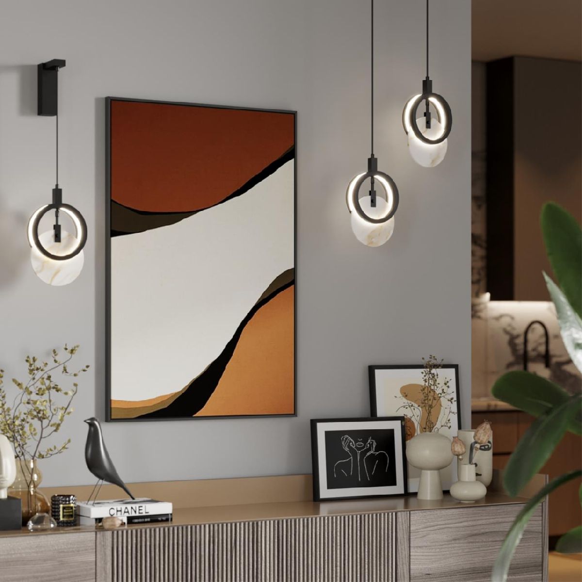 подвесной светильник odeon light mercury hightech 5422/17l