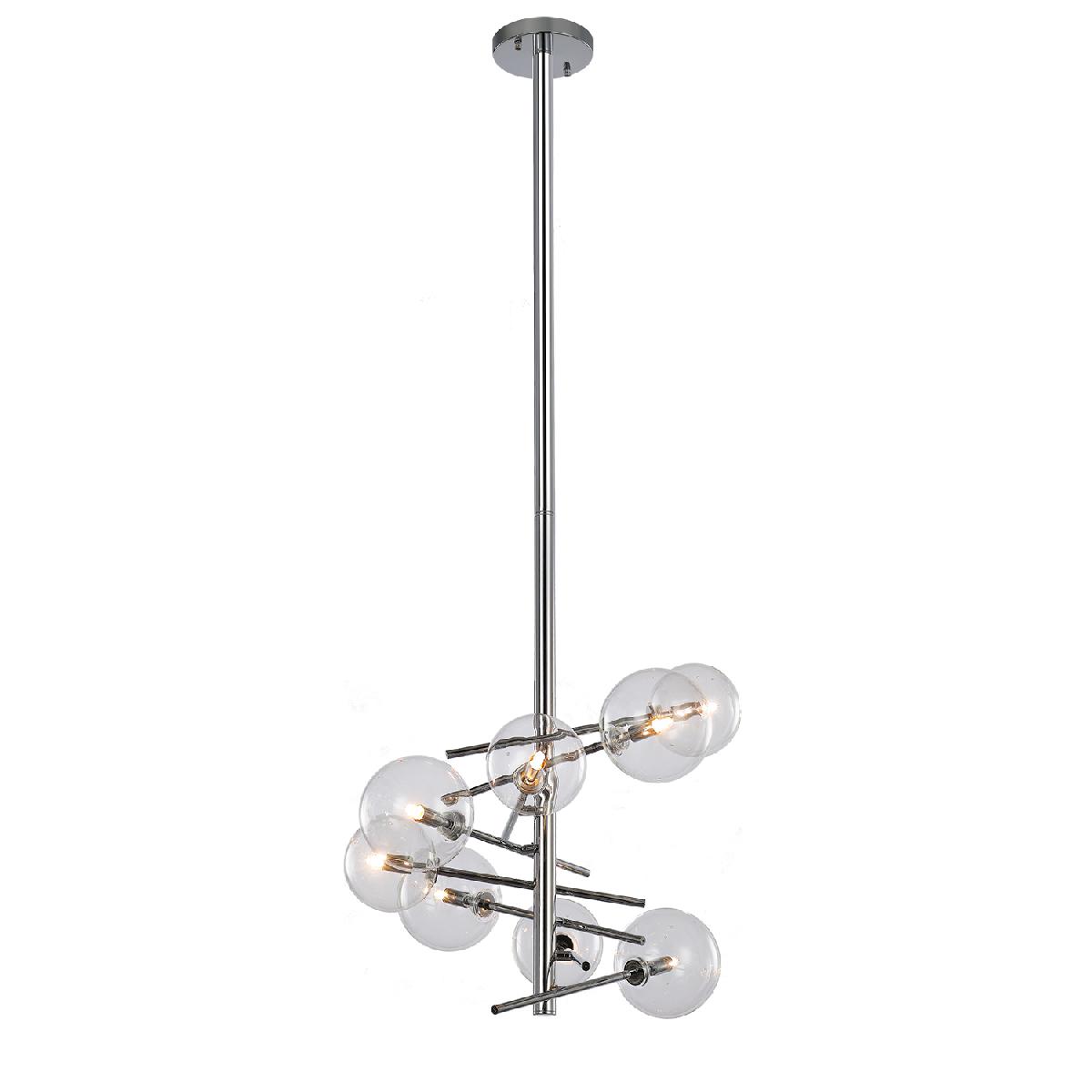 люстра на штанге delight collection globe mobile mx19009070-8a chrome