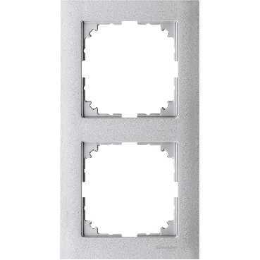 рамка на 2 поста schneider electric merten mtn4020-3660