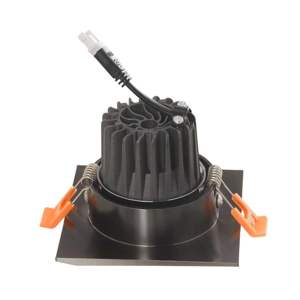 встраиваемый светодиодный светильник lumina deco dalston ldc f115 gr+br