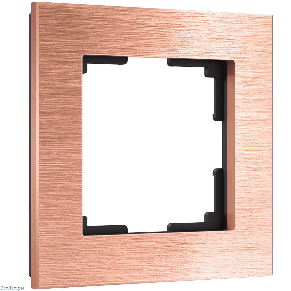 рамка werkel aluminium на 1 пост бронза w0011712 4690389182877