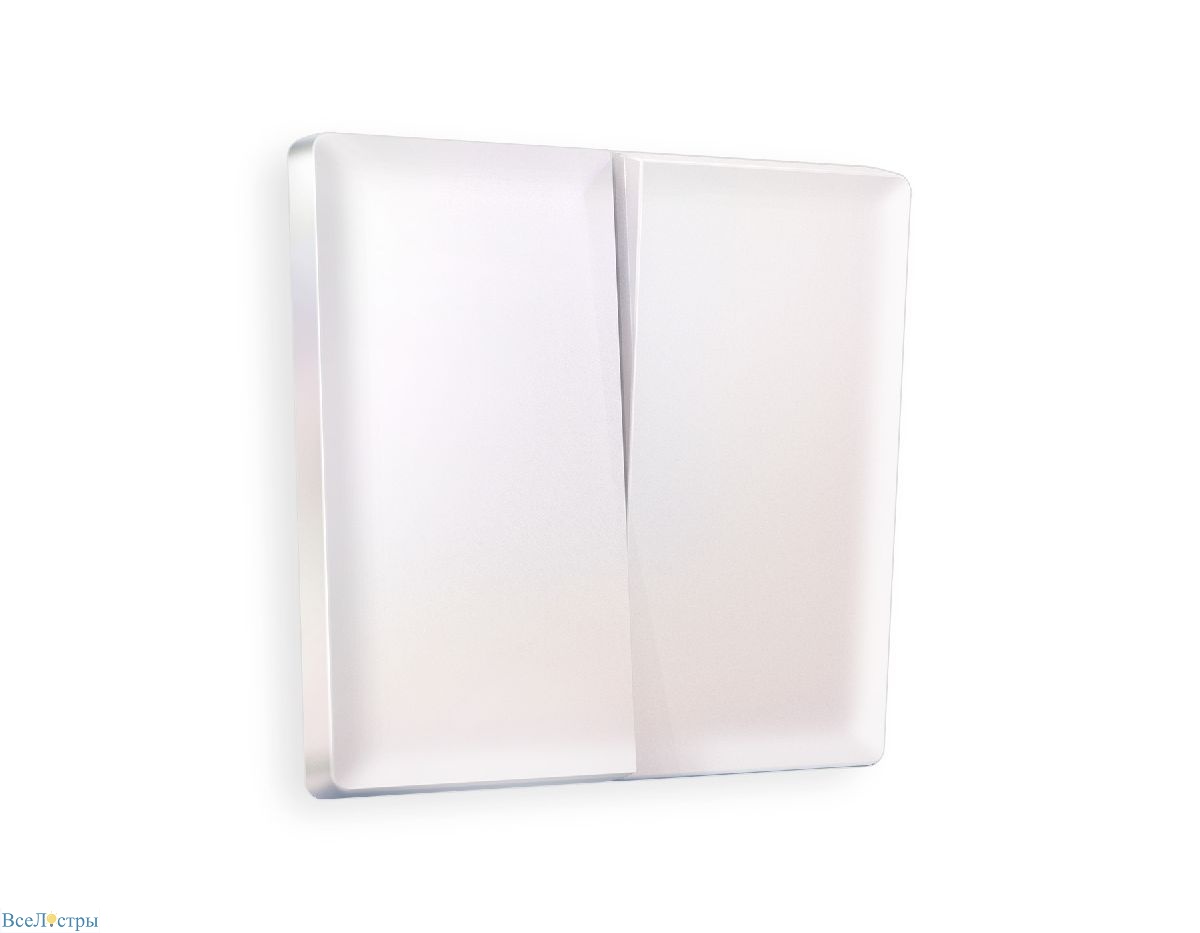 лицевая панель для выключателя двухклавишного ambrella volt alfa ap2030