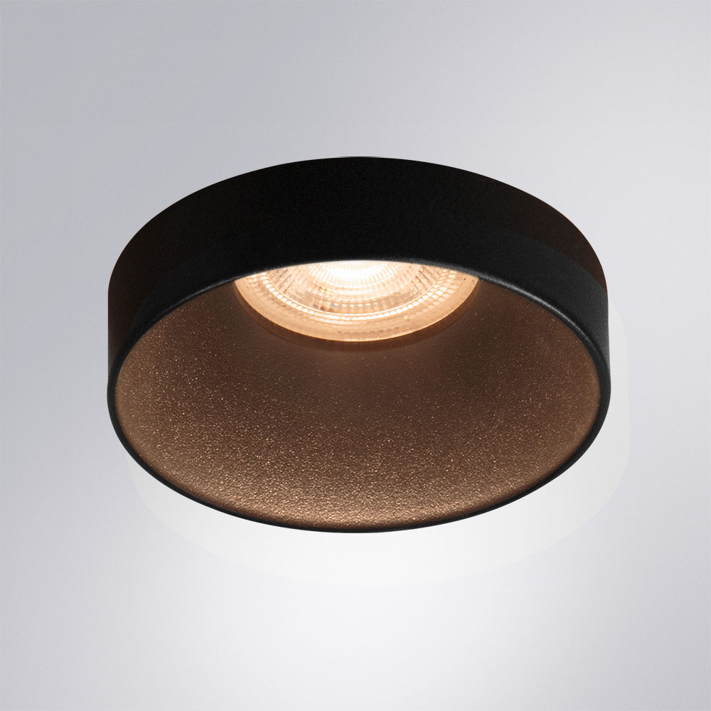 встраиваемый светильник arte lamp ramo a1240pl-1bk