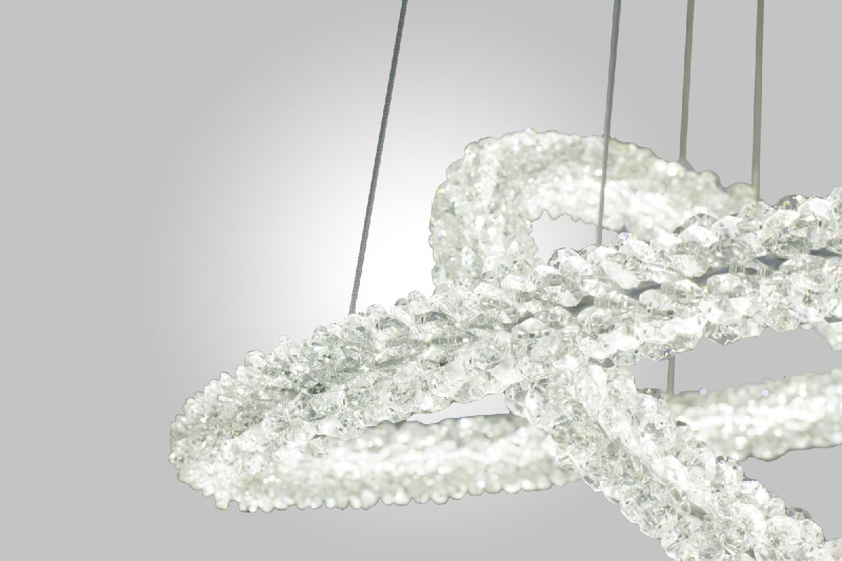 подвесная люстра am group ovale ch d600+400