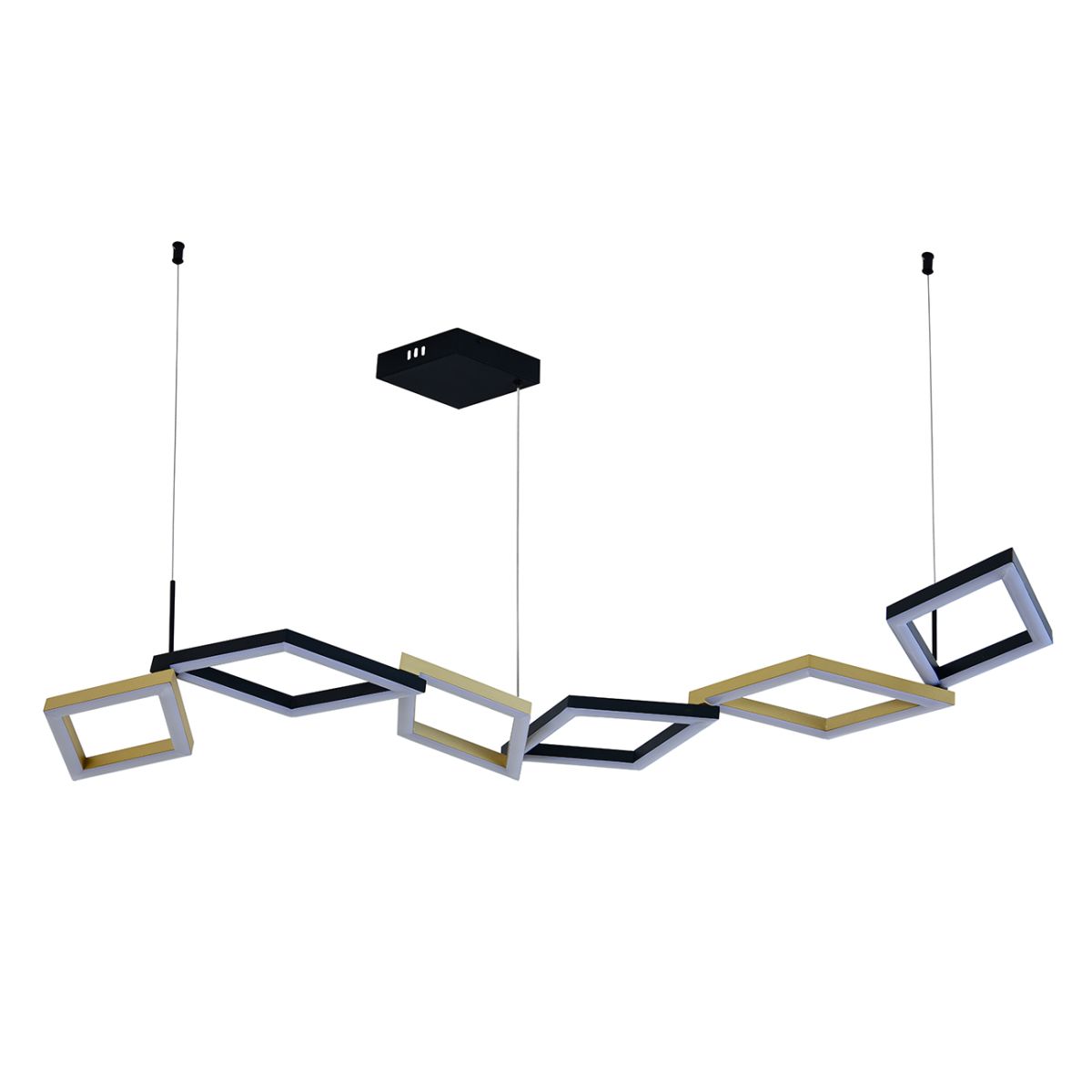 подвесной светильник indigo anello 14034/b/6p black v000214l